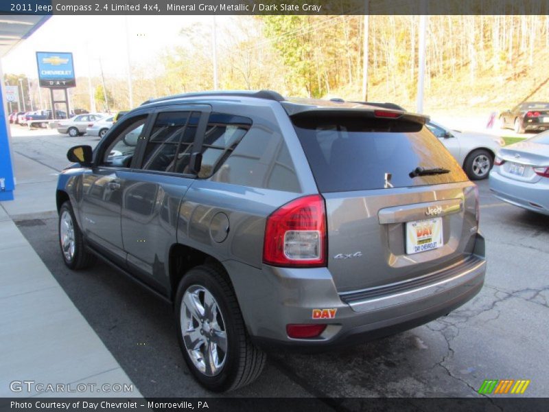 Mineral Gray Metallic / Dark Slate Gray 2011 Jeep Compass 2.4 Limited 4x4