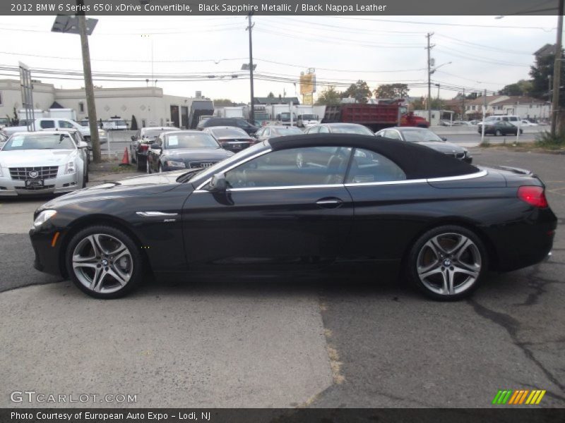  2012 6 Series 650i xDrive Convertible Black Sapphire Metallic