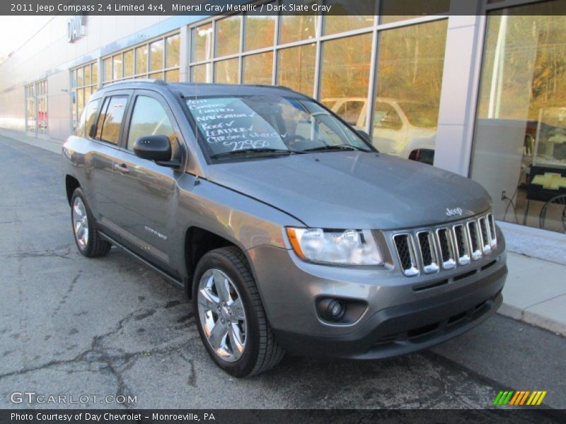 Mineral Gray Metallic / Dark Slate Gray 2011 Jeep Compass 2.4 Limited 4x4
