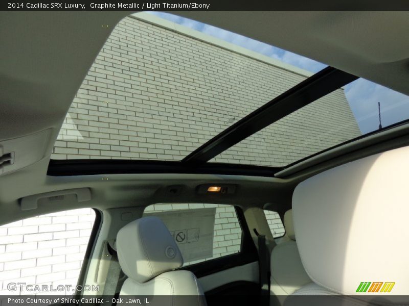 Graphite Metallic / Light Titanium/Ebony 2014 Cadillac SRX Luxury
