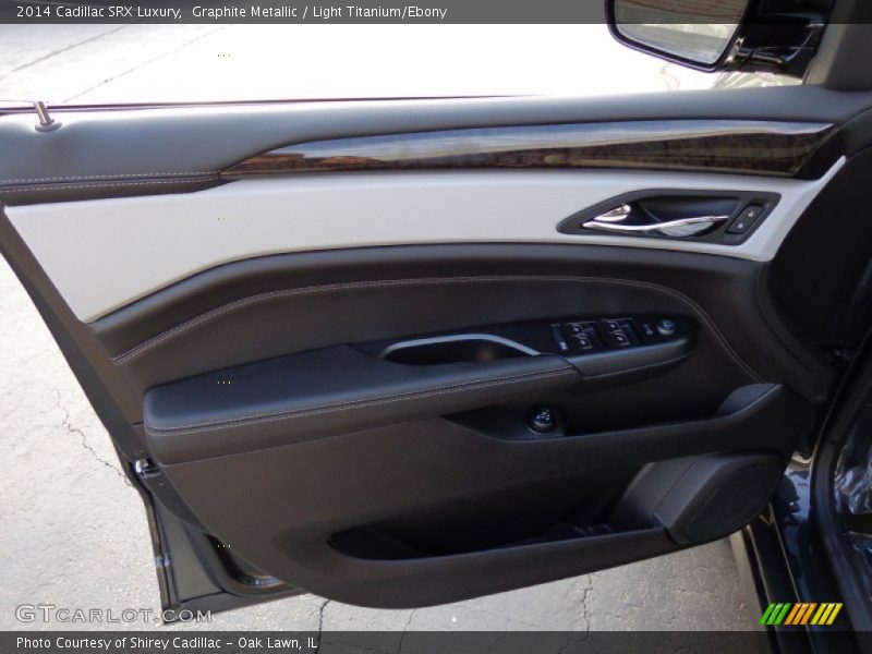 Graphite Metallic / Light Titanium/Ebony 2014 Cadillac SRX Luxury