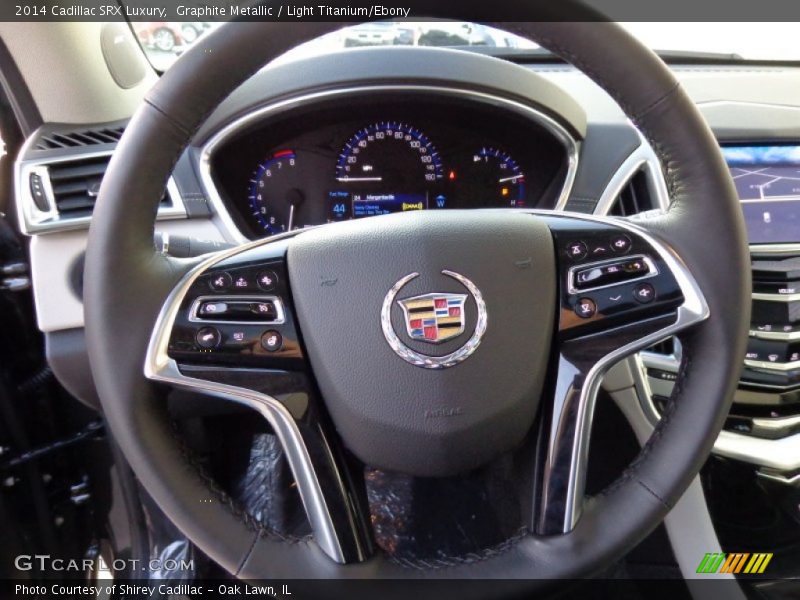 Graphite Metallic / Light Titanium/Ebony 2014 Cadillac SRX Luxury
