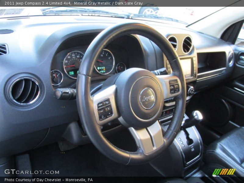 Mineral Gray Metallic / Dark Slate Gray 2011 Jeep Compass 2.4 Limited 4x4
