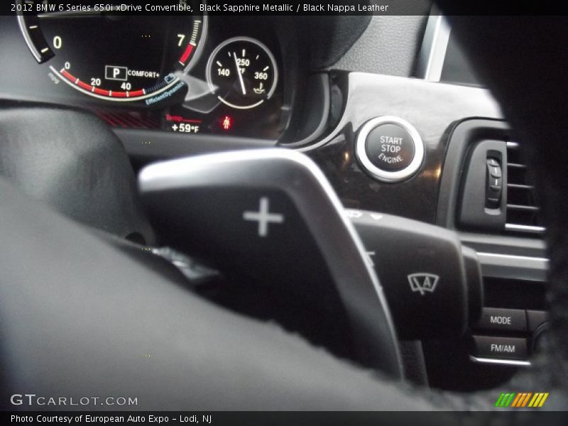  2012 6 Series 650i xDrive Convertible 8 Speed Sport Automatic Shifter