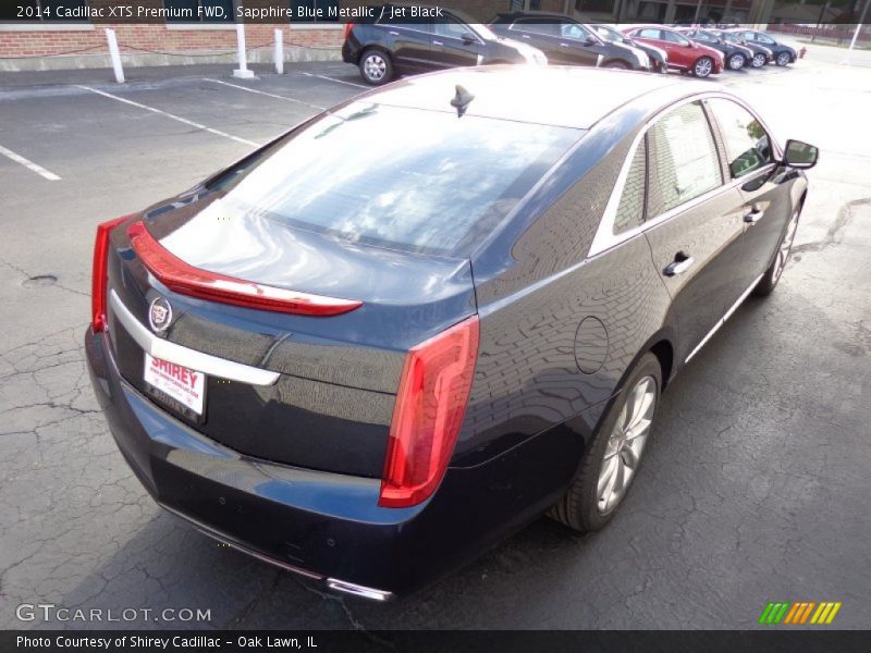 Sapphire Blue Metallic / Jet Black 2014 Cadillac XTS Premium FWD