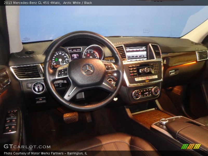 Arctic White / Black 2013 Mercedes-Benz GL 450 4Matic
