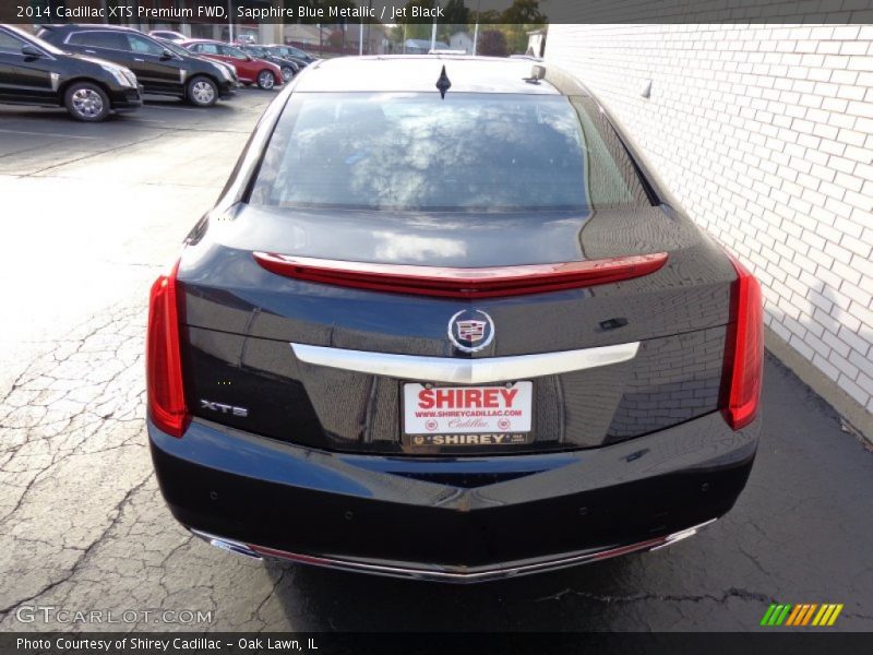 Sapphire Blue Metallic / Jet Black 2014 Cadillac XTS Premium FWD