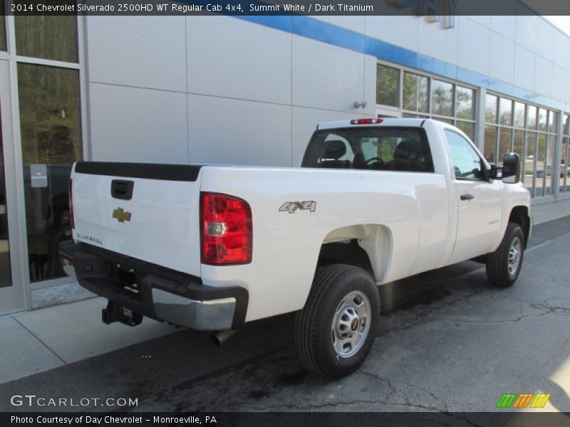 Summit White / Dark Titanium 2014 Chevrolet Silverado 2500HD WT Regular Cab 4x4
