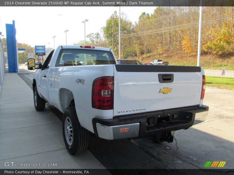 Summit White / Dark Titanium 2014 Chevrolet Silverado 2500HD WT Regular Cab 4x4