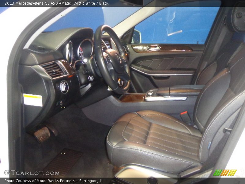 Arctic White / Black 2013 Mercedes-Benz GL 450 4Matic