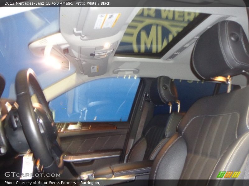 Arctic White / Black 2013 Mercedes-Benz GL 450 4Matic