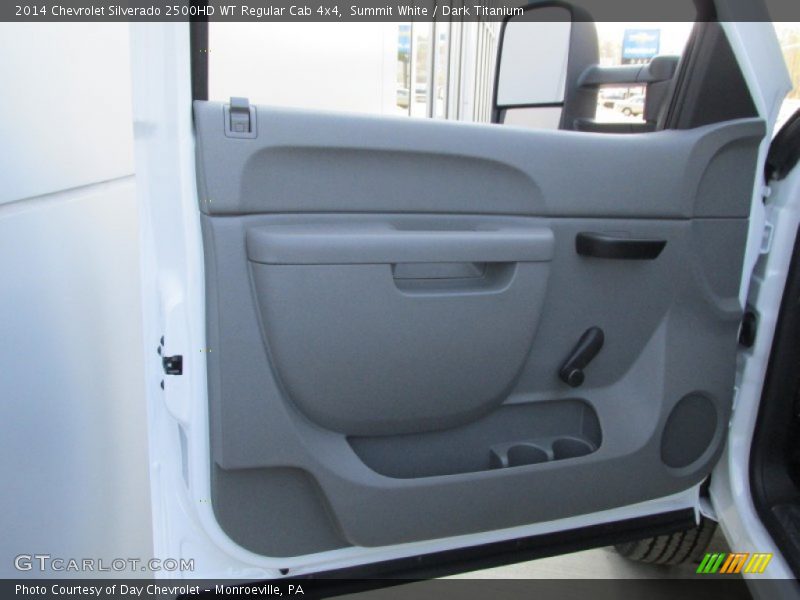Summit White / Dark Titanium 2014 Chevrolet Silverado 2500HD WT Regular Cab 4x4