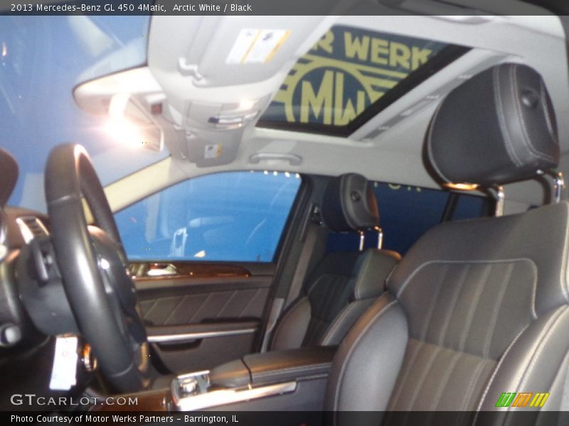 Arctic White / Black 2013 Mercedes-Benz GL 450 4Matic