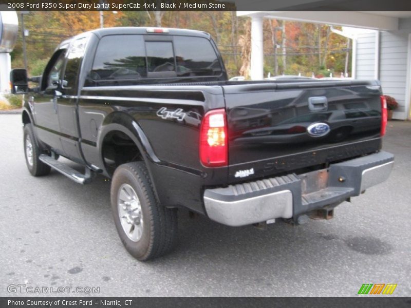 Black / Medium Stone 2008 Ford F350 Super Duty Lariat SuperCab 4x4
