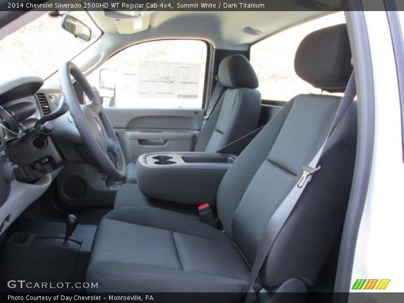 Summit White / Dark Titanium 2014 Chevrolet Silverado 2500HD WT Regular Cab 4x4