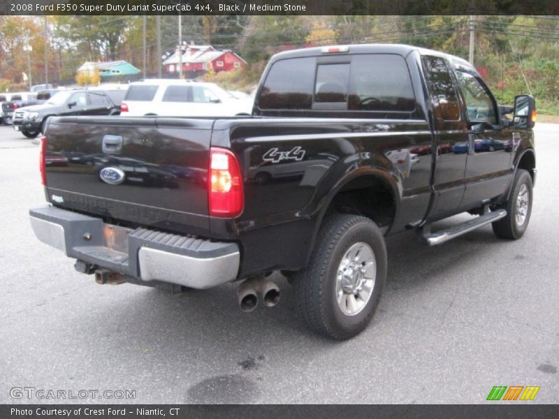 Black / Medium Stone 2008 Ford F350 Super Duty Lariat SuperCab 4x4