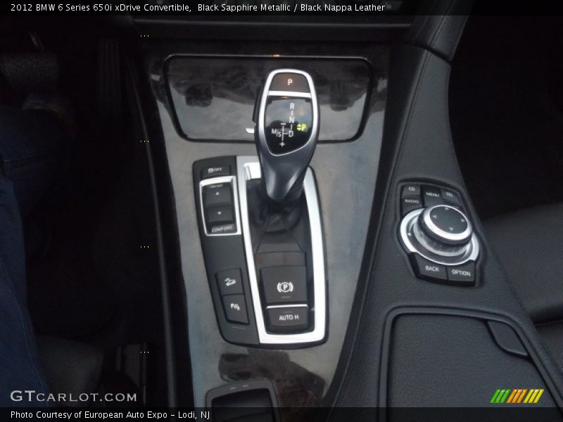  2012 6 Series 650i xDrive Convertible 8 Speed Sport Automatic Shifter