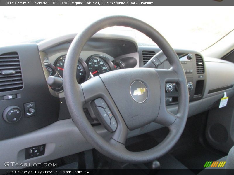 Summit White / Dark Titanium 2014 Chevrolet Silverado 2500HD WT Regular Cab 4x4