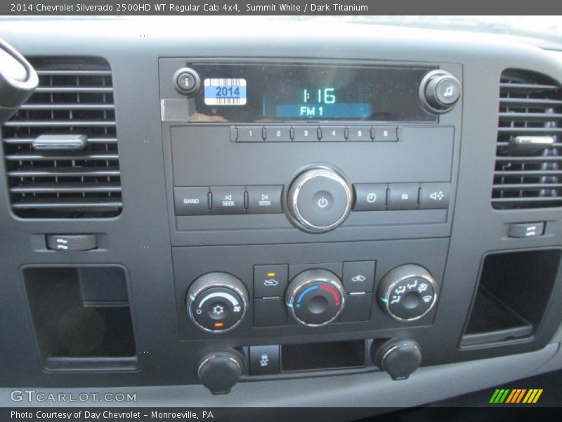 Summit White / Dark Titanium 2014 Chevrolet Silverado 2500HD WT Regular Cab 4x4