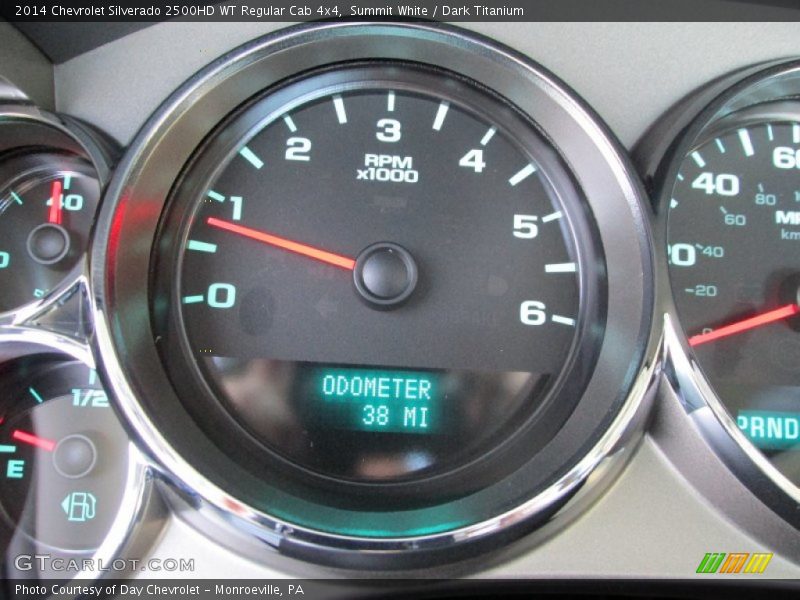 Summit White / Dark Titanium 2014 Chevrolet Silverado 2500HD WT Regular Cab 4x4