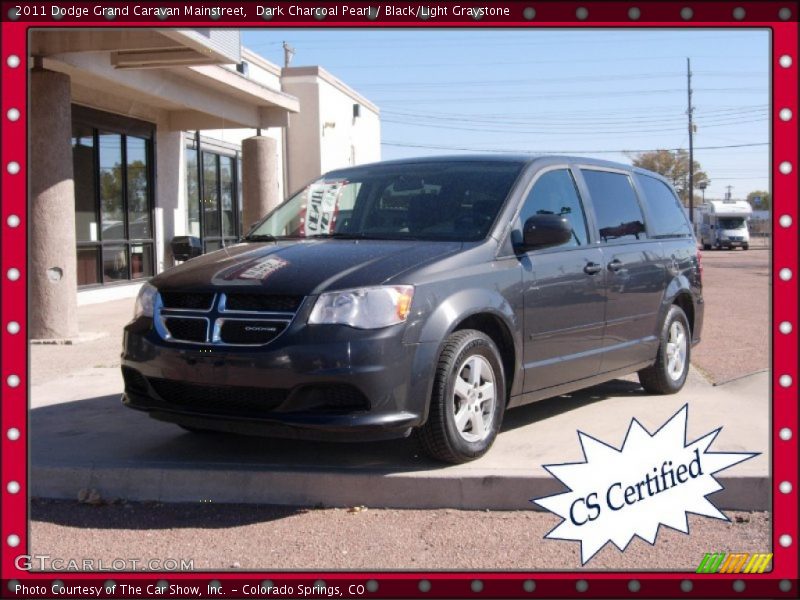 Dark Charcoal Pearl / Black/Light Graystone 2011 Dodge Grand Caravan Mainstreet