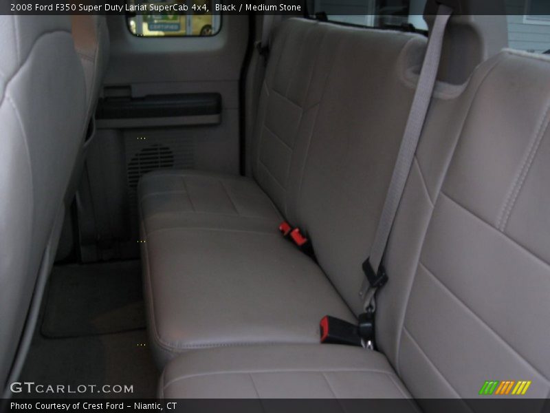 Black / Medium Stone 2008 Ford F350 Super Duty Lariat SuperCab 4x4
