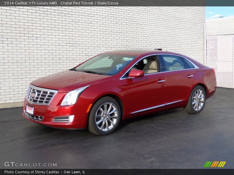 Crystal Red Tincoat / Shale/Cocoa 2014 Cadillac XTS Luxury AWD