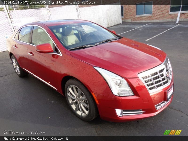 Crystal Red Tincoat / Shale/Cocoa 2014 Cadillac XTS Luxury AWD