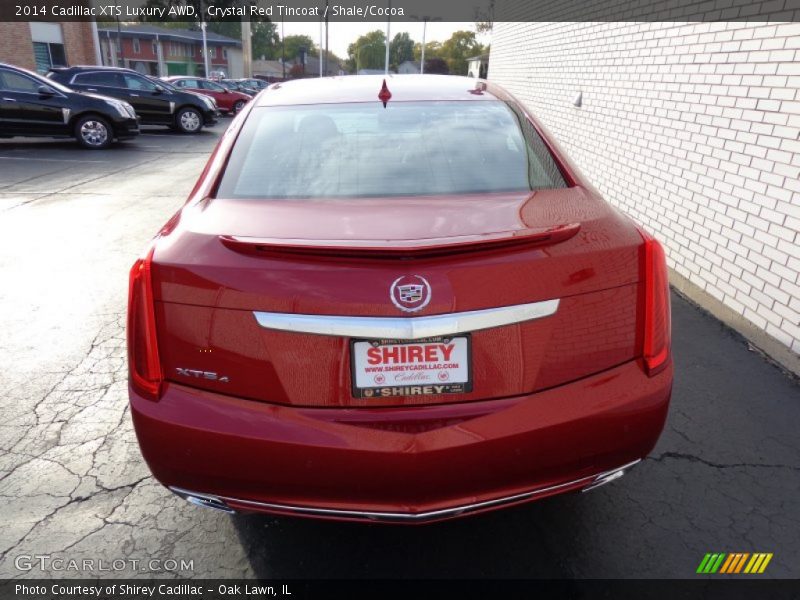 Crystal Red Tincoat / Shale/Cocoa 2014 Cadillac XTS Luxury AWD