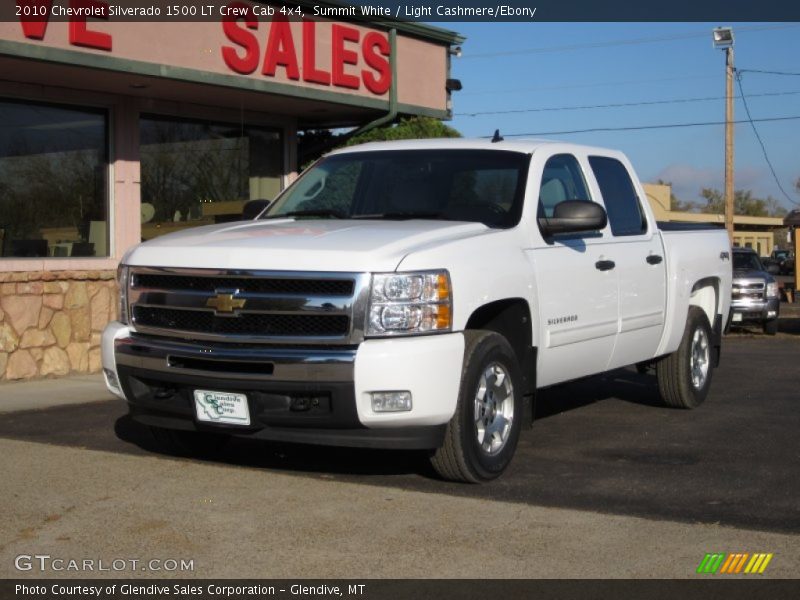 Summit White / Light Cashmere/Ebony 2010 Chevrolet Silverado 1500 LT Crew Cab 4x4