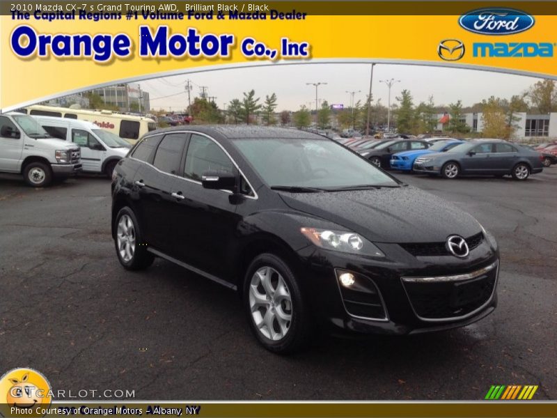 Brilliant Black / Black 2010 Mazda CX-7 s Grand Touring AWD