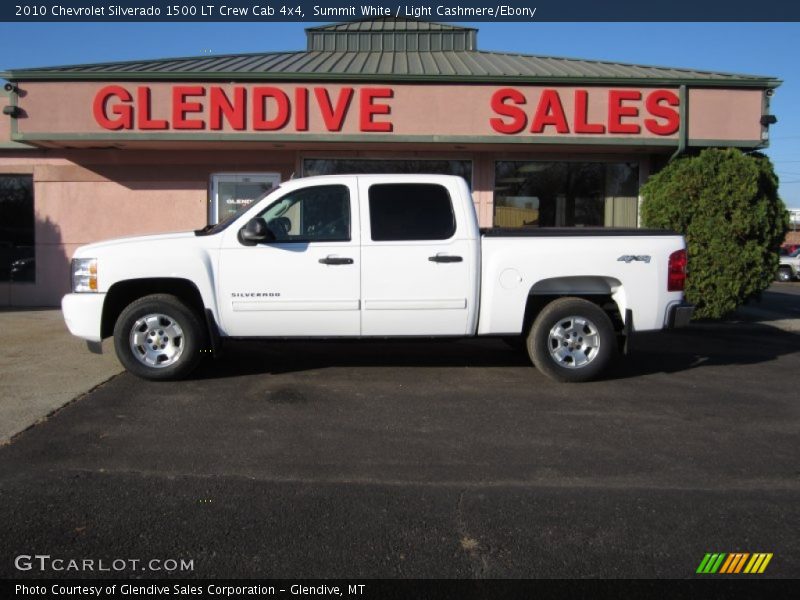 Summit White / Light Cashmere/Ebony 2010 Chevrolet Silverado 1500 LT Crew Cab 4x4