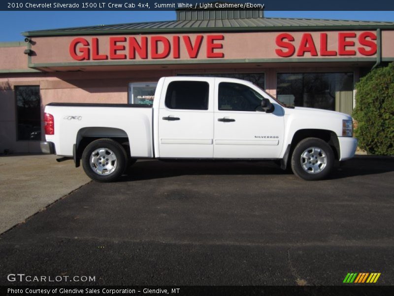 Summit White / Light Cashmere/Ebony 2010 Chevrolet Silverado 1500 LT Crew Cab 4x4