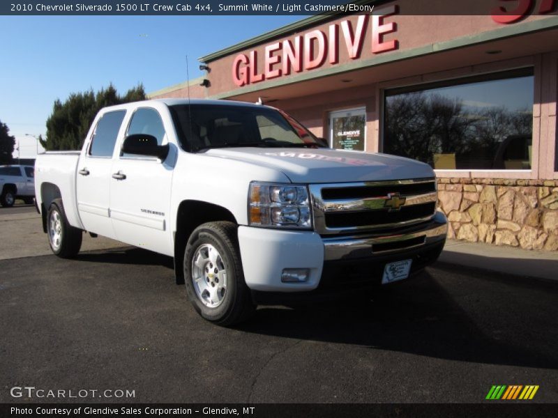 Summit White / Light Cashmere/Ebony 2010 Chevrolet Silverado 1500 LT Crew Cab 4x4