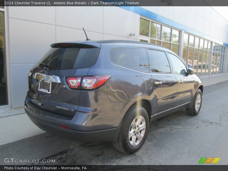 Atlantis Blue Metallic / Dark Titanium/Light Titanium 2014 Chevrolet Traverse LS