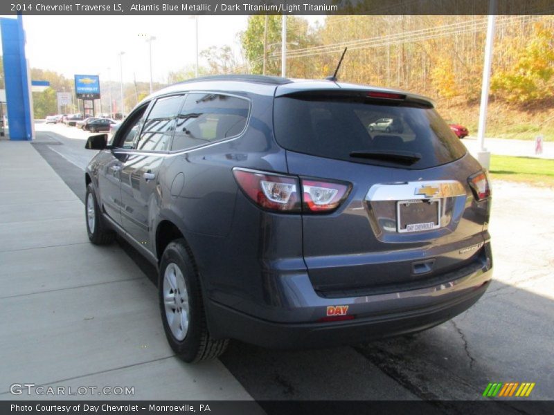 Atlantis Blue Metallic / Dark Titanium/Light Titanium 2014 Chevrolet Traverse LS