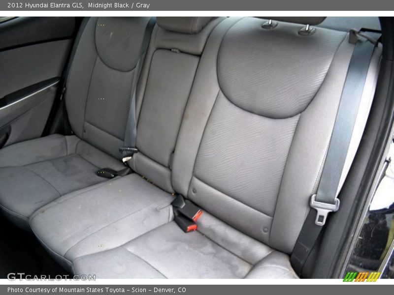 Midnight Black / Gray 2012 Hyundai Elantra GLS