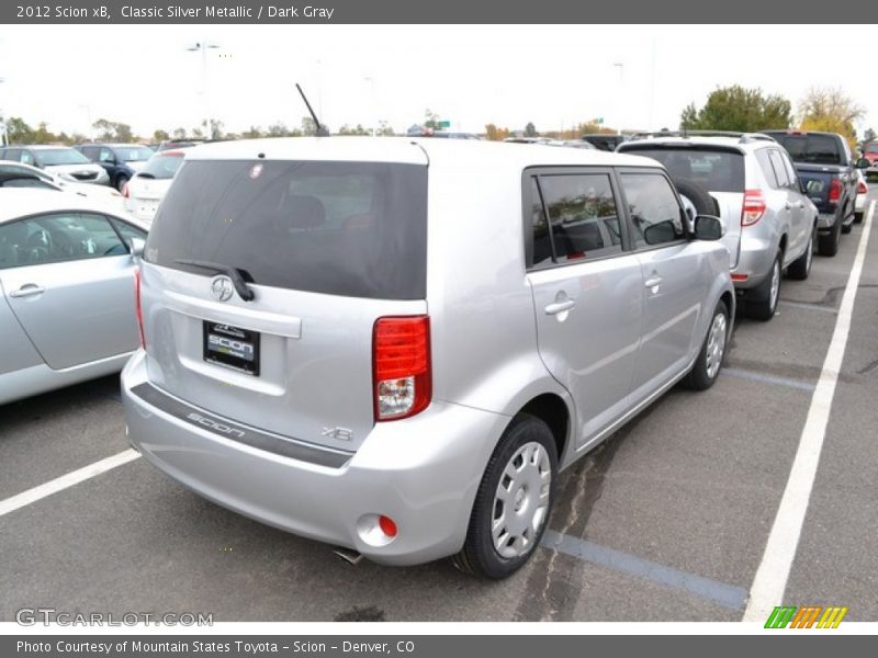 Classic Silver Metallic / Dark Gray 2012 Scion xB