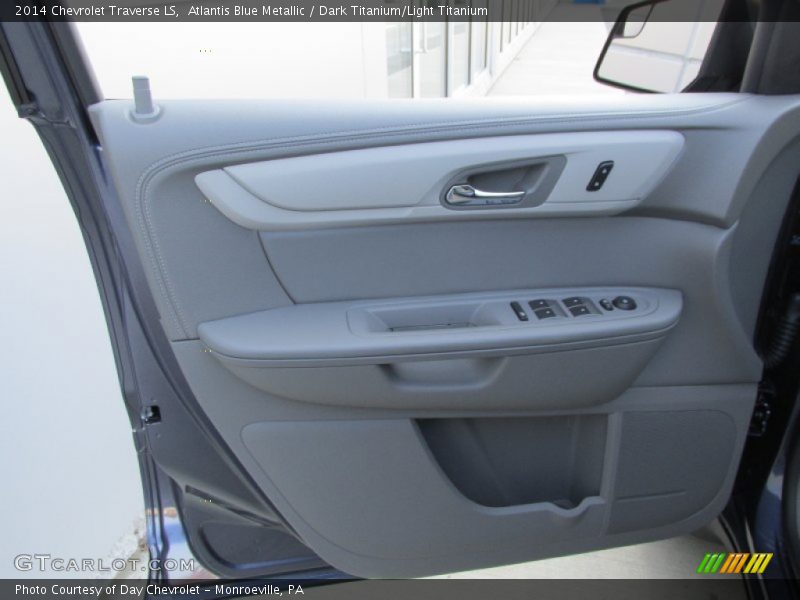 Atlantis Blue Metallic / Dark Titanium/Light Titanium 2014 Chevrolet Traverse LS