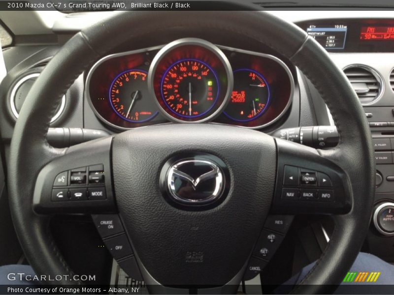 Brilliant Black / Black 2010 Mazda CX-7 s Grand Touring AWD