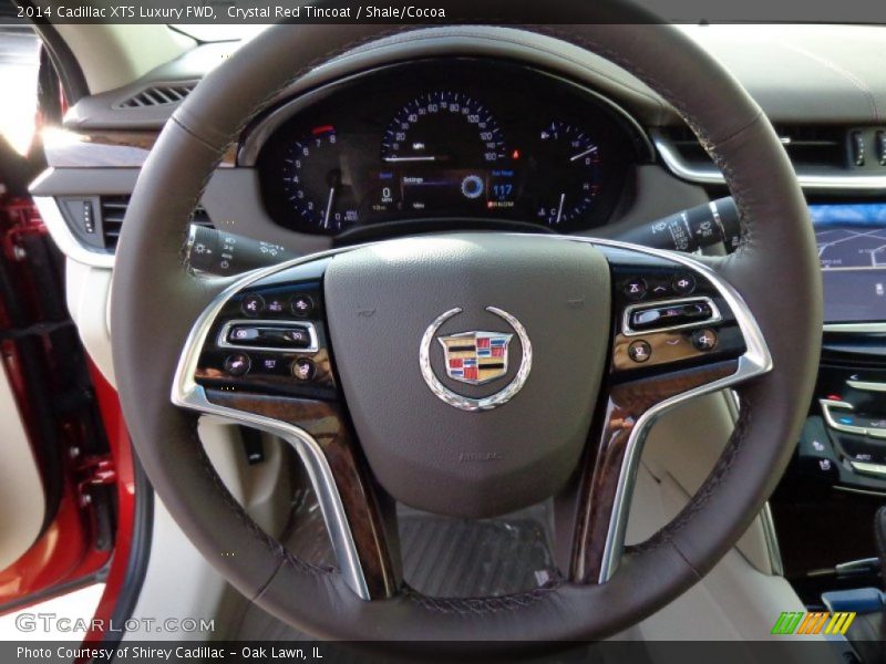 Crystal Red Tincoat / Shale/Cocoa 2014 Cadillac XTS Luxury FWD