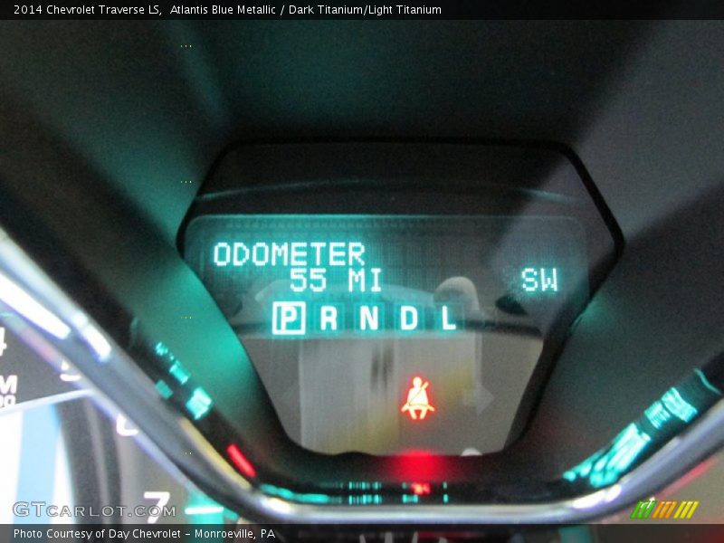 Atlantis Blue Metallic / Dark Titanium/Light Titanium 2014 Chevrolet Traverse LS