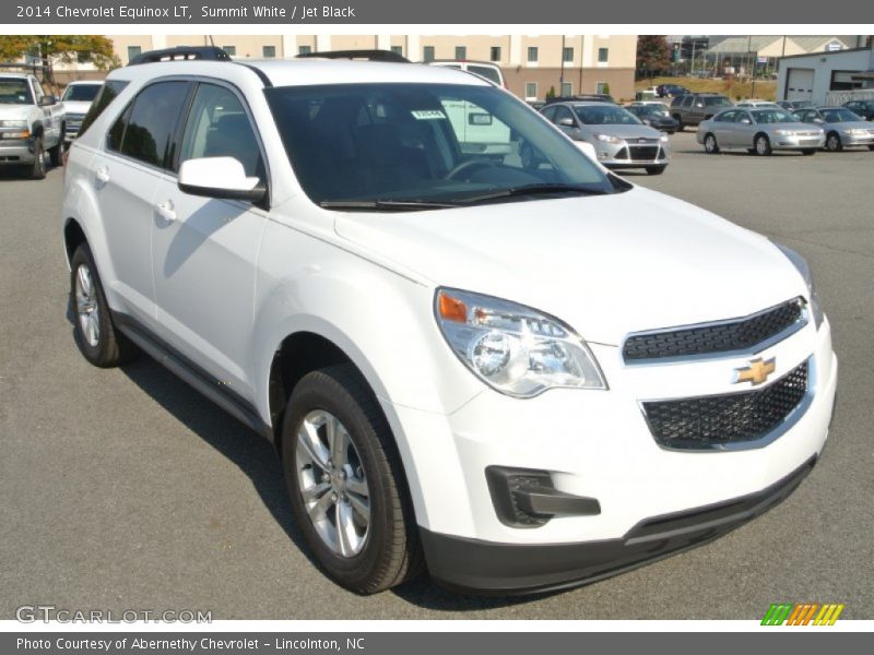 Summit White / Jet Black 2014 Chevrolet Equinox LT