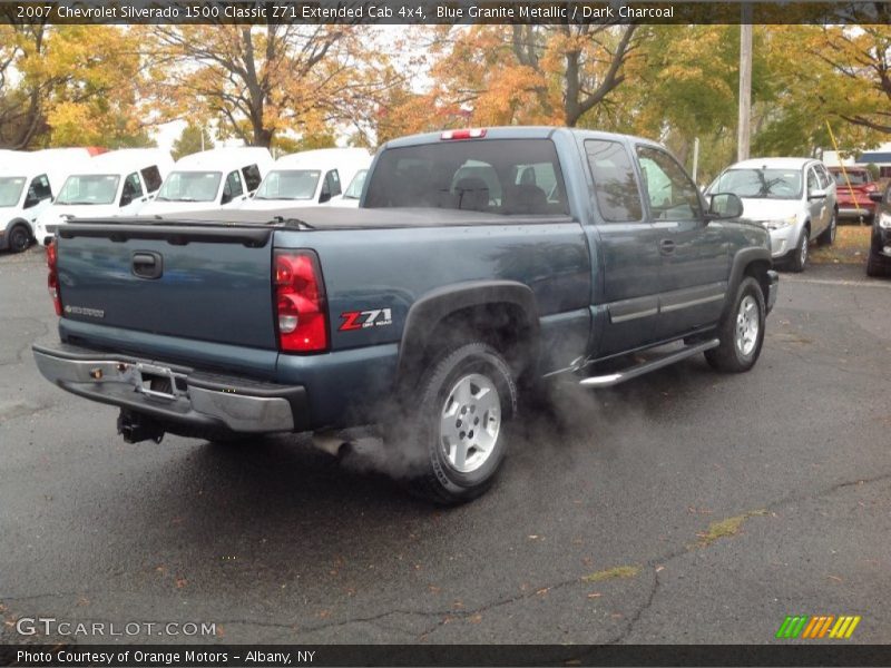 Blue Granite Metallic / Dark Charcoal 2007 Chevrolet Silverado 1500 Classic Z71 Extended Cab 4x4