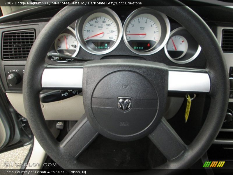 Silver Steel Metallic / Dark Slate Gray/Light Graystone 2007 Dodge Magnum SXT