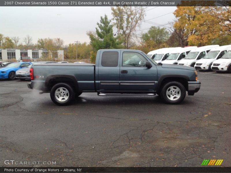 Blue Granite Metallic / Dark Charcoal 2007 Chevrolet Silverado 1500 Classic Z71 Extended Cab 4x4