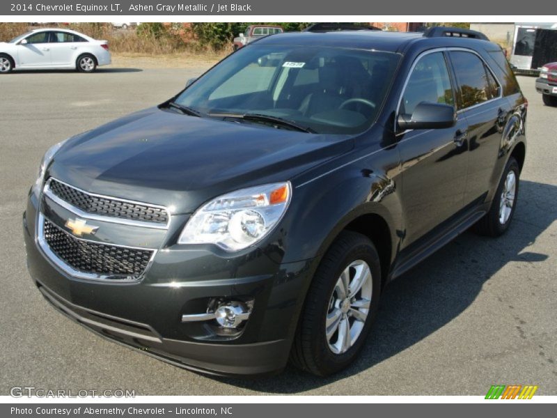 Ashen Gray Metallic / Jet Black 2014 Chevrolet Equinox LT