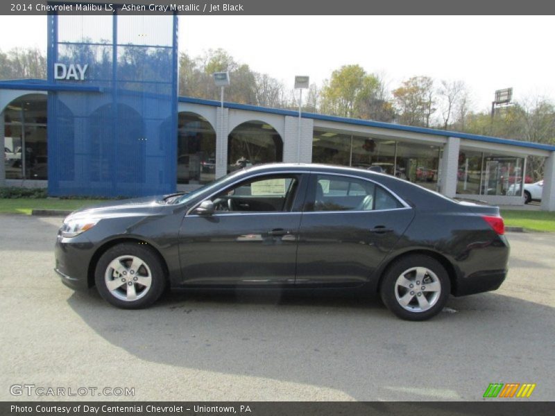 Ashen Gray Metallic / Jet Black 2014 Chevrolet Malibu LS