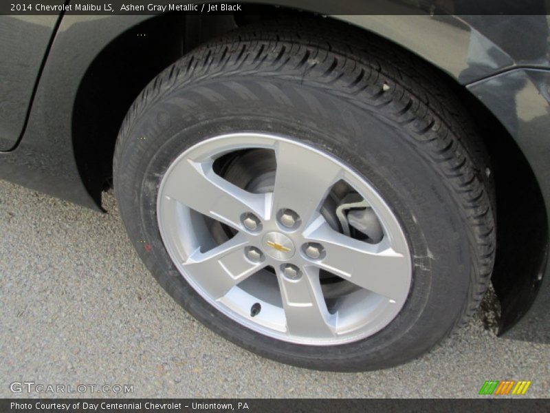 Ashen Gray Metallic / Jet Black 2014 Chevrolet Malibu LS