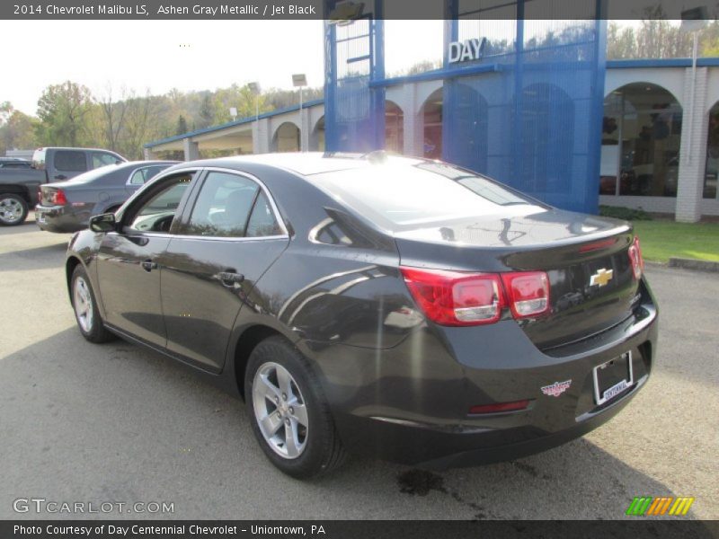 Ashen Gray Metallic / Jet Black 2014 Chevrolet Malibu LS